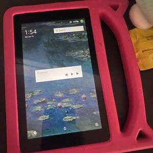 Pink Tablet with Handle